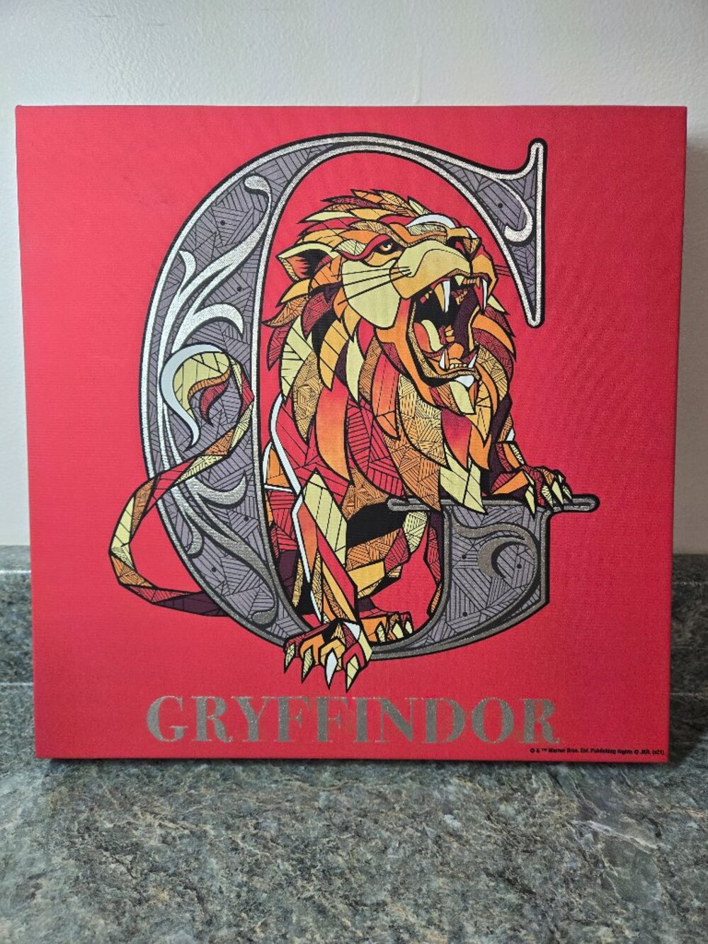 Harry Potter Gryffindor Artwork – 12" x 12"